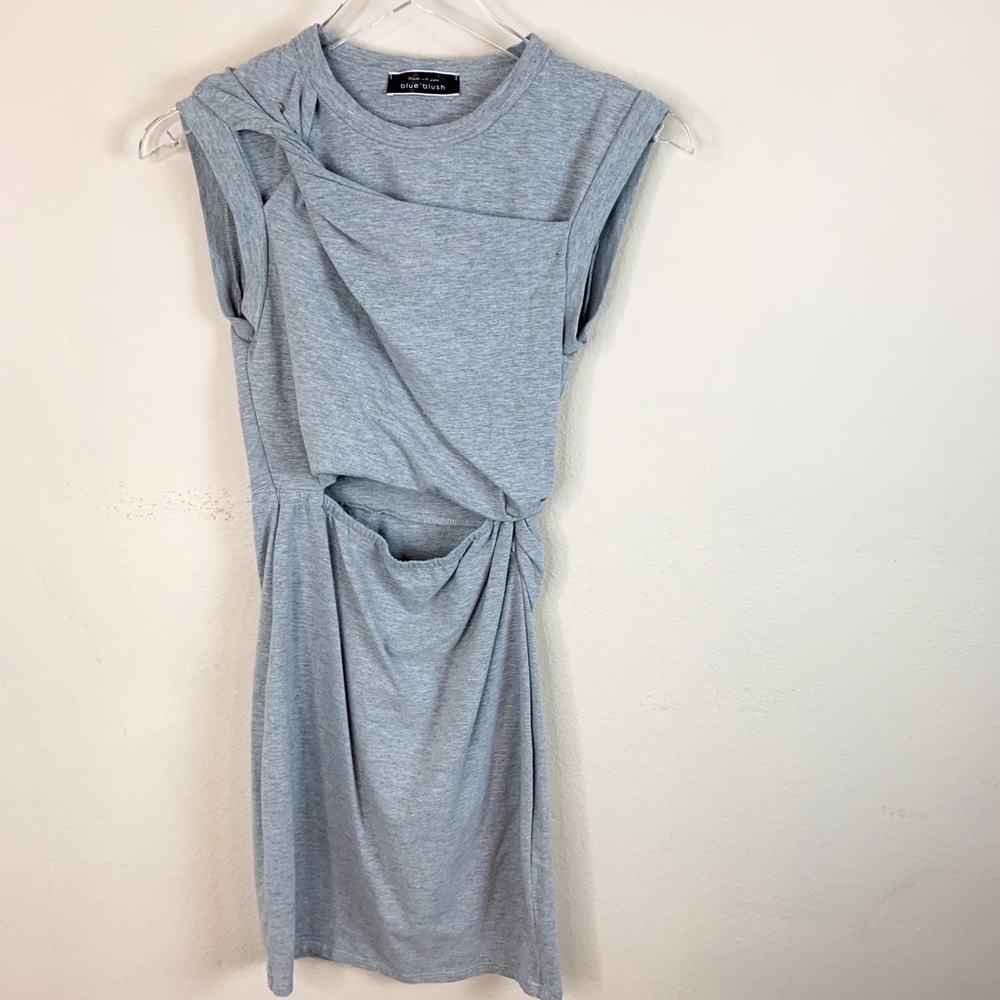 Blue Blush Grey Dress